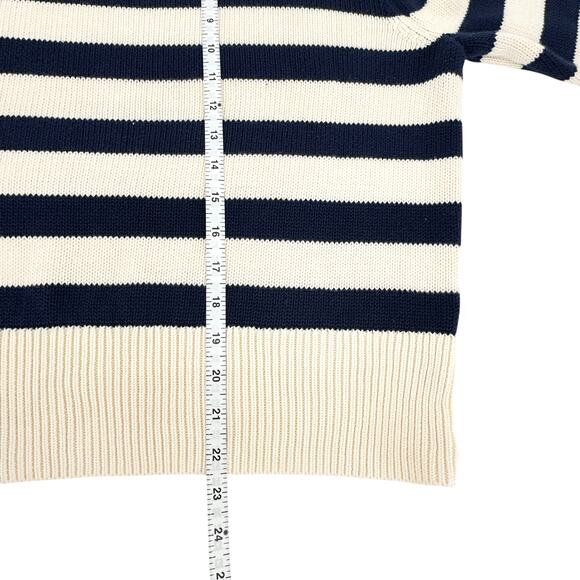 KULE The Tatum Striped Cotton Sweater S - Picture 10 of 11